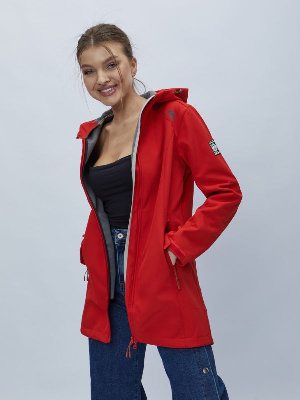 Women's windbreaker MTFORCE spring red 22210Kr